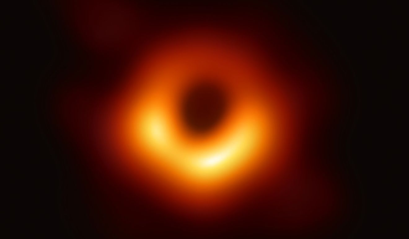 The shadow of a black hole is the closest we can come to an image of the black hole itself. https://commons.wikimedia.org/wiki/File:Black_hole_-_Messier_87_crop_max_res.jpg https://upload.wikimedia.org/wikipedia/commons/4/4f/Black_hole_-_Messier_87_crop_m