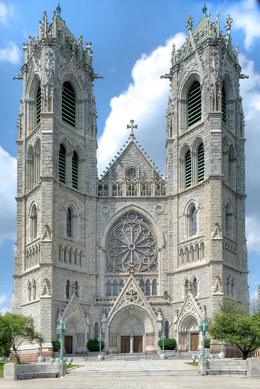 Largest Catholic Church in New Jersey, Cathedral Basilica of the Sacred Heart (Newark)