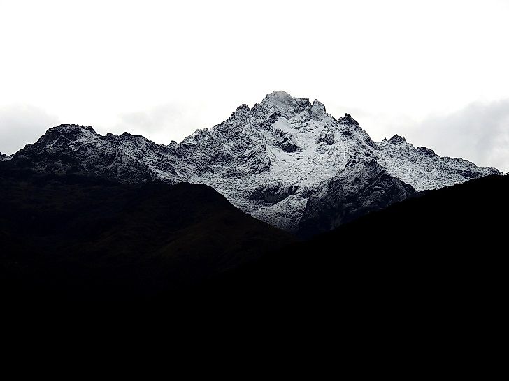 Pico Bolívar, the highest summit in Venezuela.