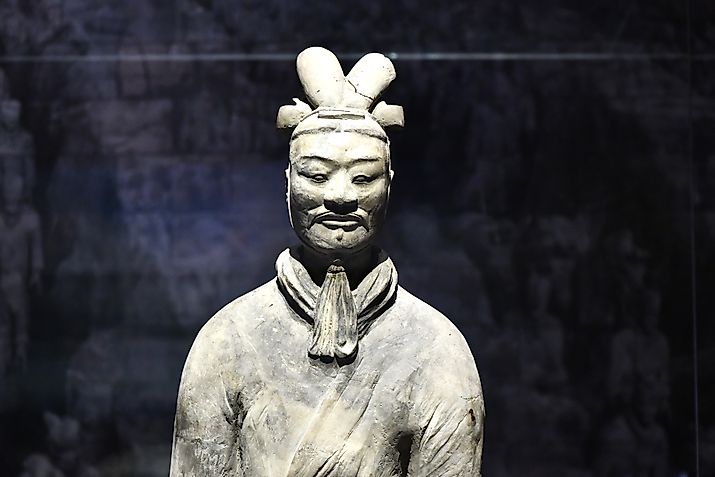 A sculpture of Qin Shi Huang from a 2019 exhibition in Thailand. Tris T7 / Commons.Wikimedia.org