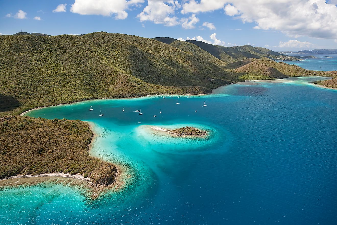 Waterlemon Cay in Virgin Islands National Park.