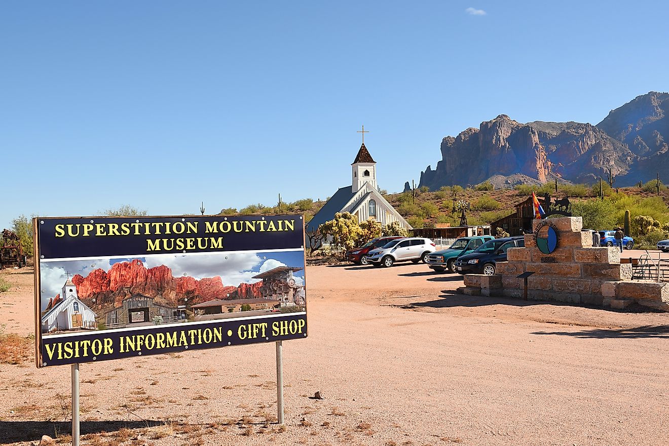 The Superstition Mountain Museum in Arizona. 