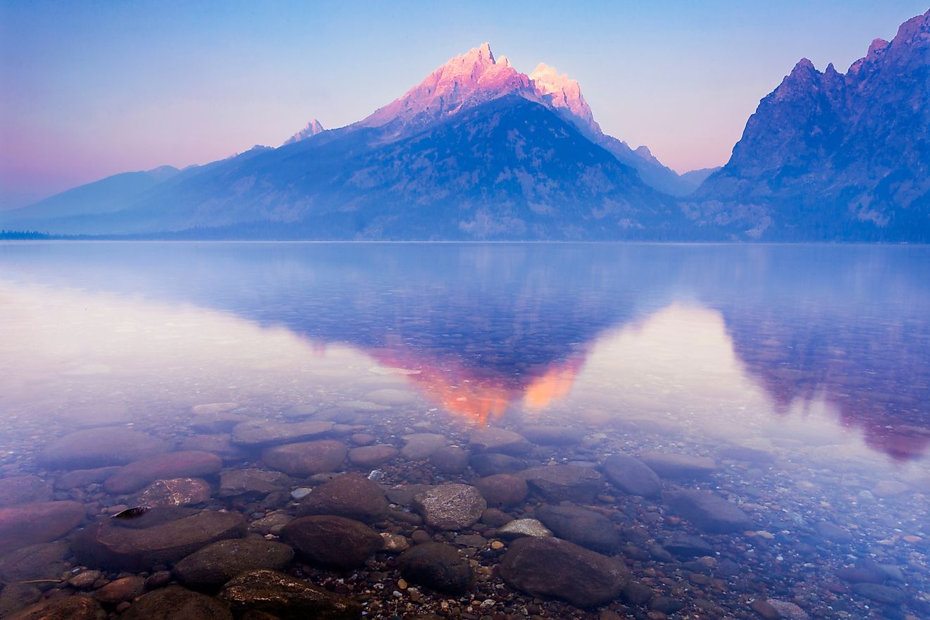 Jenny Lake in Grand Teton National Park.