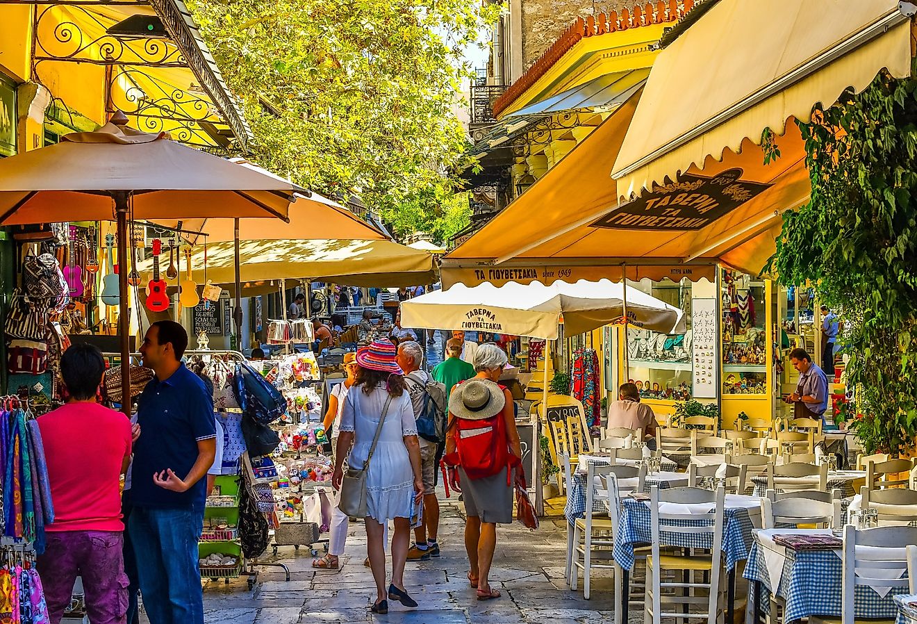 A busy summer day in Athens, Greece. Image credit Kirk Fisher via Shutterstock