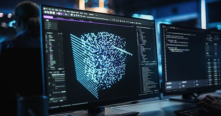 Quantum computing concept