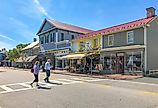 Downtown St. Michaels, Maryland. Image credit MeanderingMoments via Shutterstock
