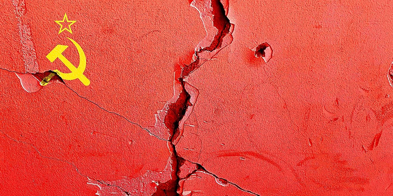 Symbol of a broken Soviet Union.