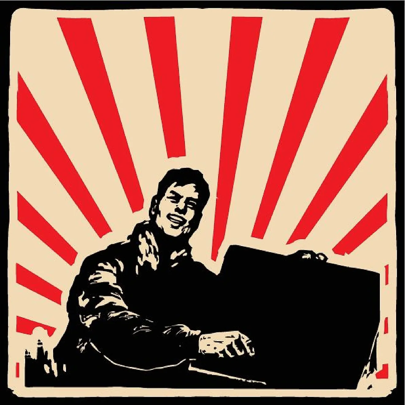 Old communism poster