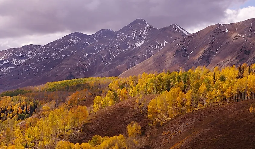 Mount Nebo in the Wasatch Range, Utah.